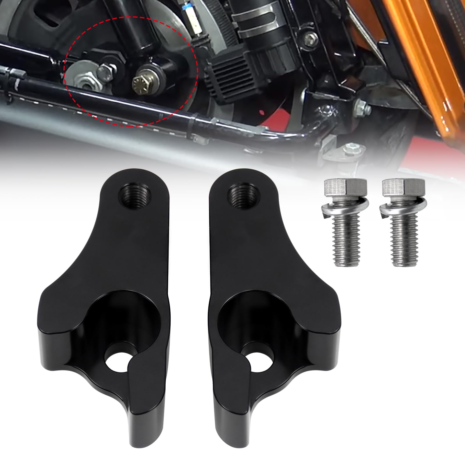 Amazon.com: RYANSTAR RACING 2 Inch Lowering Blocks Kit Rear